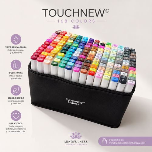 Alcohol markers Touchnew 168 dupe Ohuhu